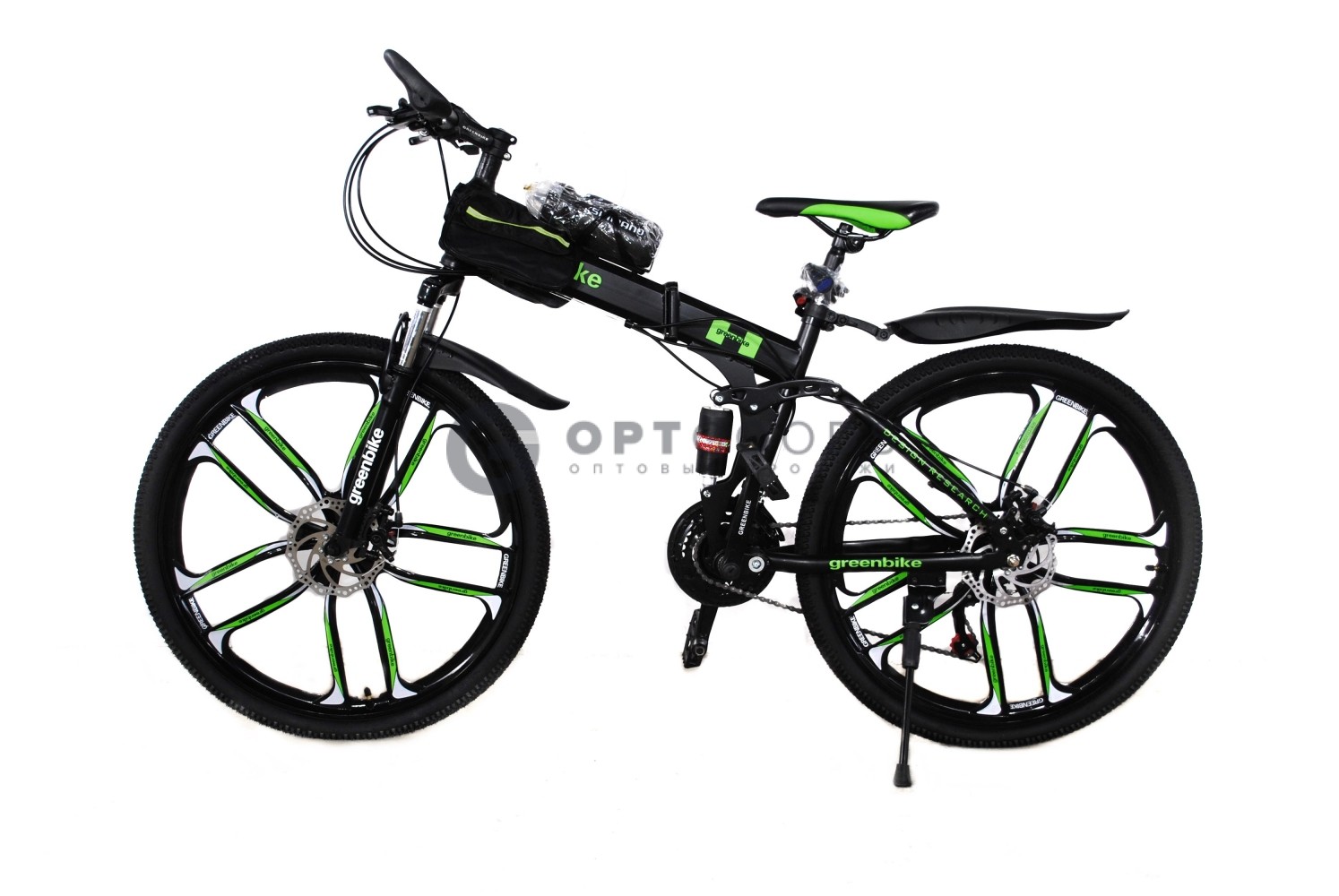 Складной велосипед Гринбайк. Велосипед Raveric 6500. Велосипед 24 Raveric 21-скорость (литье черно-красный). Велосипед на литых дисках черно-зеленый складной. Купить в кредит велосипед