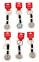 Автомобильные брелоки Fashion Jewelry (серебристого цвета)   оптом 2