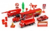 Игрушечный пожарный набор City Vehicle с дорожными знаками  оптом 3