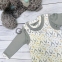 Комплект одежды из 2 предметов для новорожденного (кофточка, полукомбинезон) Bebika, натуральный хлопок (20/16-1) 3