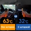 Солнцезащитный зонт для автомобиля 131х76 оптом 0