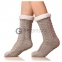 Плюшевые тапочки-носки Huggle Slipper Socks оптом 4