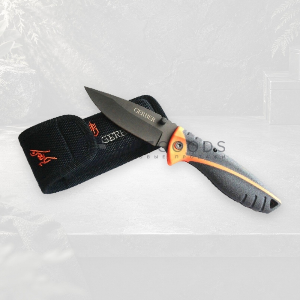 Нож складной Gerber 345 с чехлом оптом