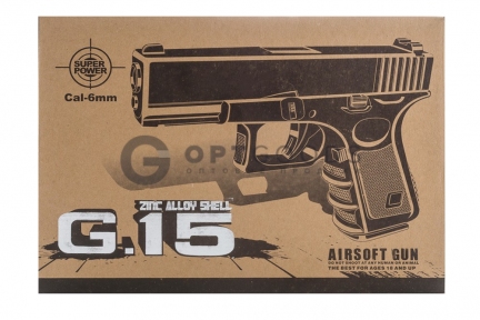 Модель пистолета G.15 Glock 17 (Galaxy)  оптом