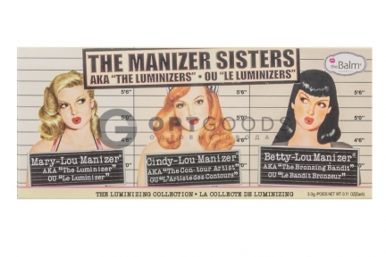 Палетка люминайзеров theBalm The Manizer Sisters оптом