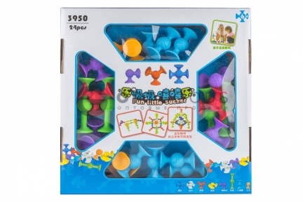 Конструктор Squigz на присосках 24 шт.  оптом