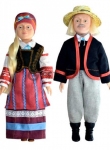 Сувенирная кукольная пара “Белорусы. Домачевский строй” (13-С-12), в инд. коробке, 300 мм