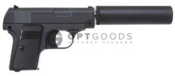 Модель пистолета G.9A Colt 25 mini с глушителем(Galaxy)  оптом