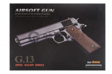 Модель пистолета G.13 Colt 1911 Classic black (Galaxy)  оптом