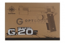 Модель пистолета G.20D Browning песочный (Galaxy)  оптом