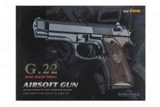 Модель пистолета G.22 Beretta 92 mini (Galaxy)  оптом