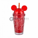 Охлаждающий стакан с трубочкой и крышкой Mickey оптом