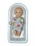  Кукла-малыш полиэтиленовая “Малыш в ванночке” (9-С-20), 100 мм