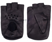 Перчатки женские без пальцев из натуральной кожи (овчина), без подкладки (модель 250), 1 сорт