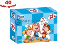 Детская настольно-печатная карточная игра “Весело и громко. Кто я?” (02329), 40 карточек, 170х121 мм