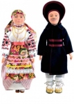 Сувенирная кукольная пара “Белорусы. Брагинский строй” (12-С-1), в инд. коробке, 300 мм