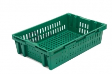 Ящик пластиковый №27 для мясных, колбасных и других изделий ЖРВИ 321415.027 605х405х152 мм