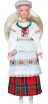 Кукла в белорусской национальной одежде “Василина” (14-С-16), в блистере, 300 мм