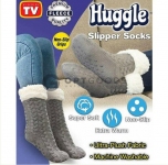 Плюшевые тапочки-носки Huggle Slipper Socks оптом