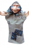 Кукла мягконабивная (кукла-перчатка) для кукольного театра Би-Ба-Бо “Баба Яга” (5-С-43), 300 мм