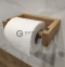 Держатель для туалетной бумаги с перекладиной (дуб), 16х11х4 см